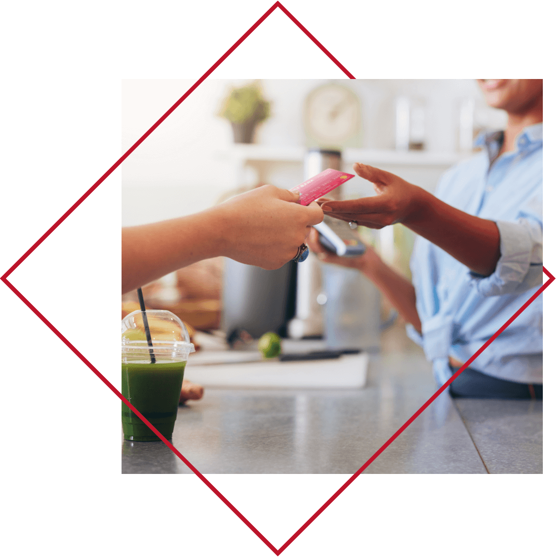 Business transaction using lite Valley Credit Union credit card.